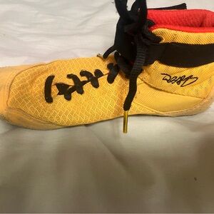 Rudis Samurai Wrestling Shoes - Yellow and Black